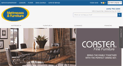 Desktop Screenshot of mattressesandfurnitureok.com